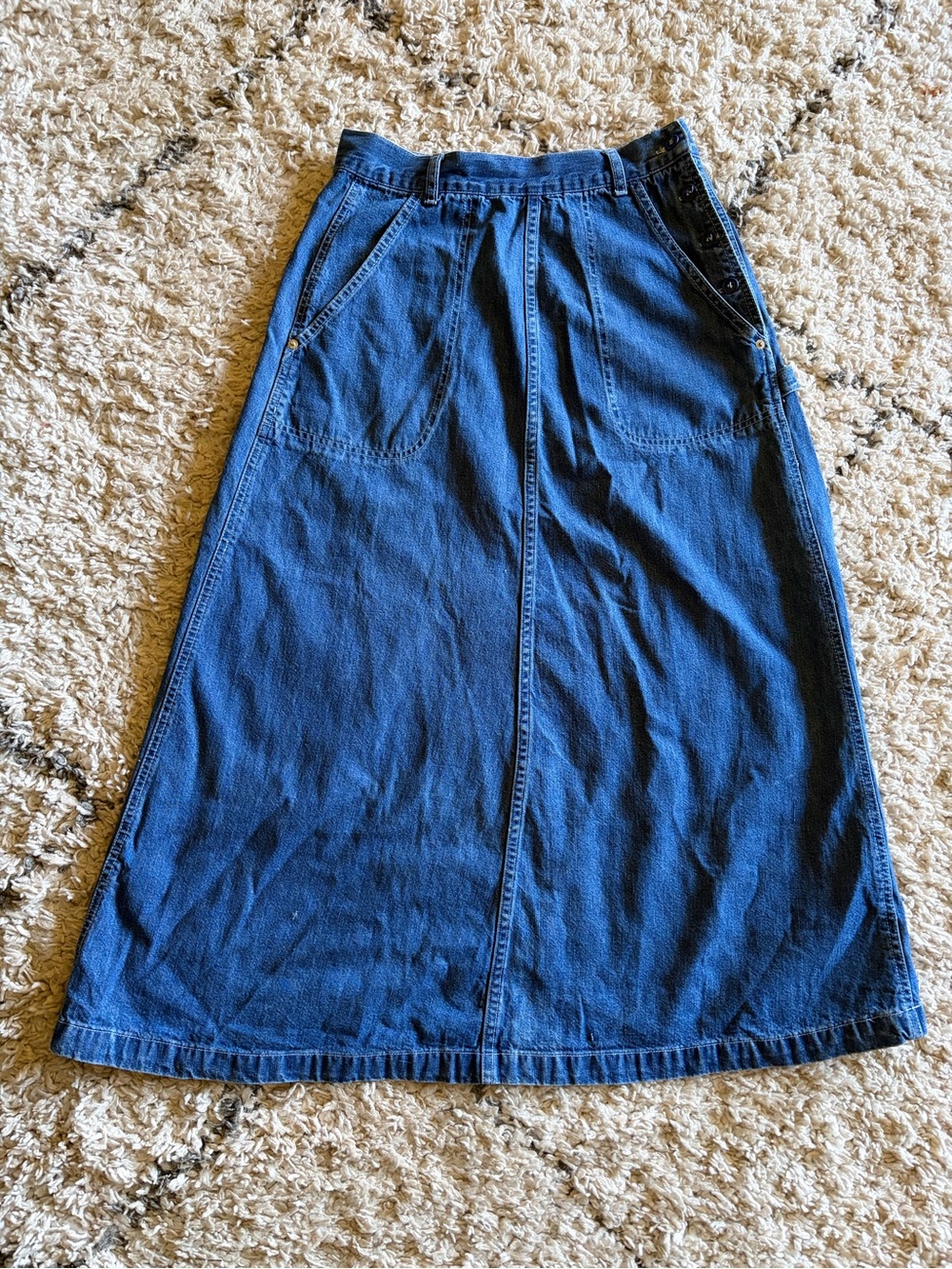 Vintage 90’s Ralph Lauren denim skirt